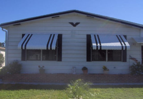 Aluminum Clamshell Awnings - 64" x 69" Dual Purpose Shade Shutters