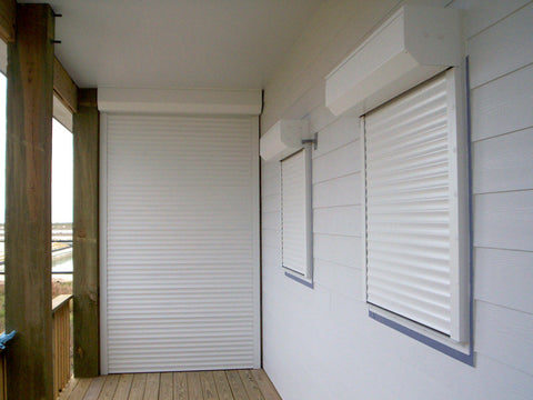 45.25" x 89" Rolling Hurricane Shutter - 40 mm 